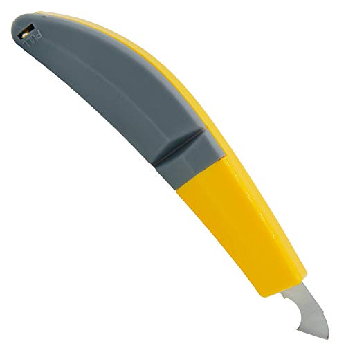 Hook knife blade designed for cutting plastic fibre sheets. Hook knife blade designed for cutting plastic fibre sheets.